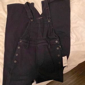NWT black J Brand overalls, XS